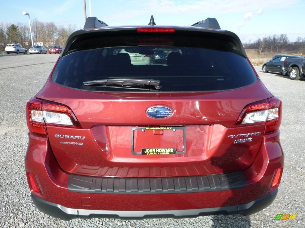 2016 Outback 2.5i Premium - Venetian Red Pearl / Slate Black photo #10