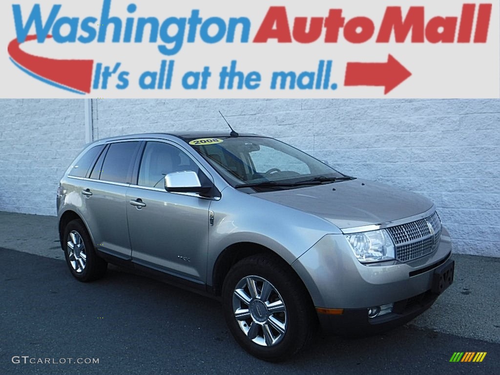 2008 MKX AWD - Vapor Silver Metallic / Light Camel photo #1