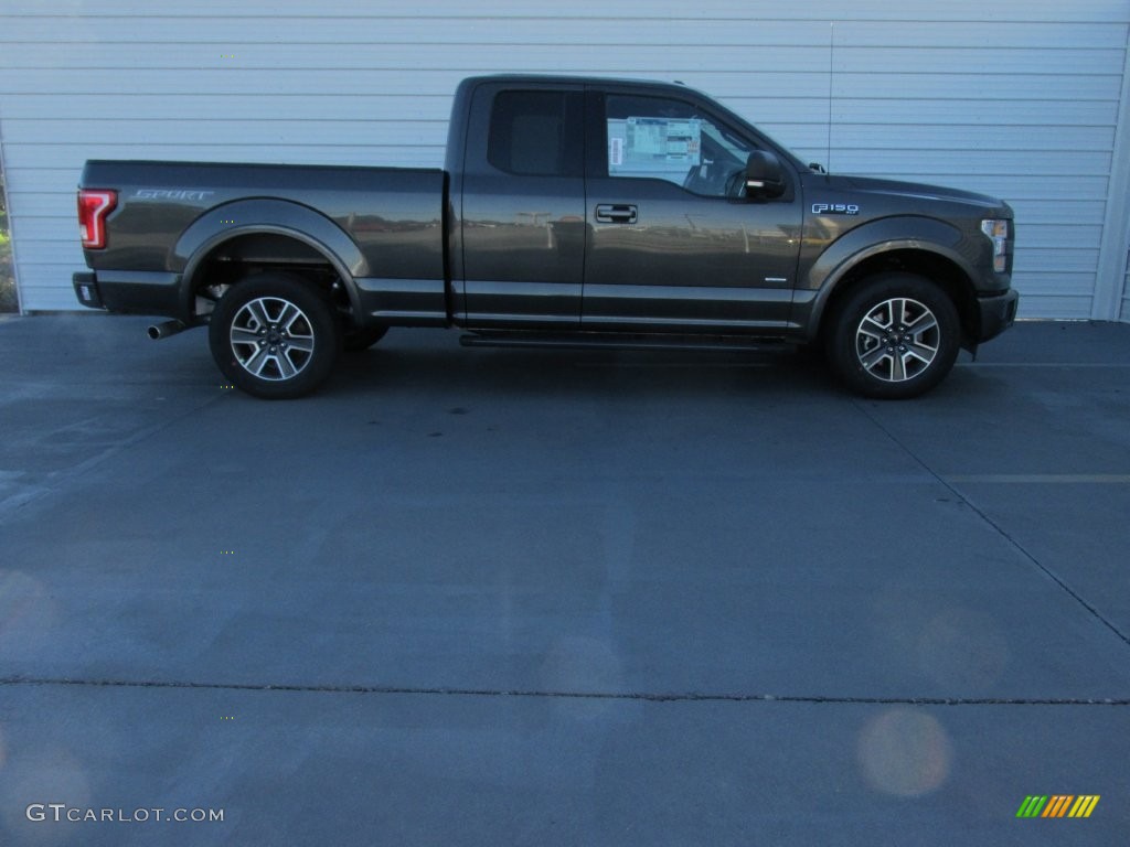 2016 F150 XLT SuperCab - Magnetic / Black photo #3