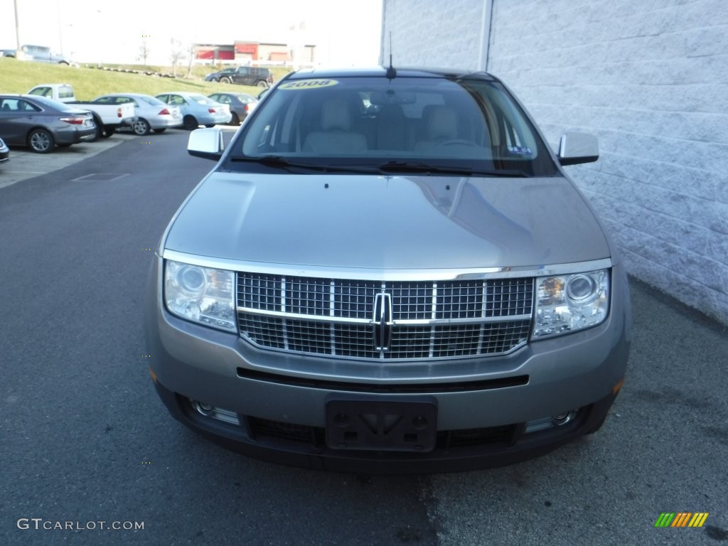 2008 MKX AWD - Vapor Silver Metallic / Light Camel photo #4
