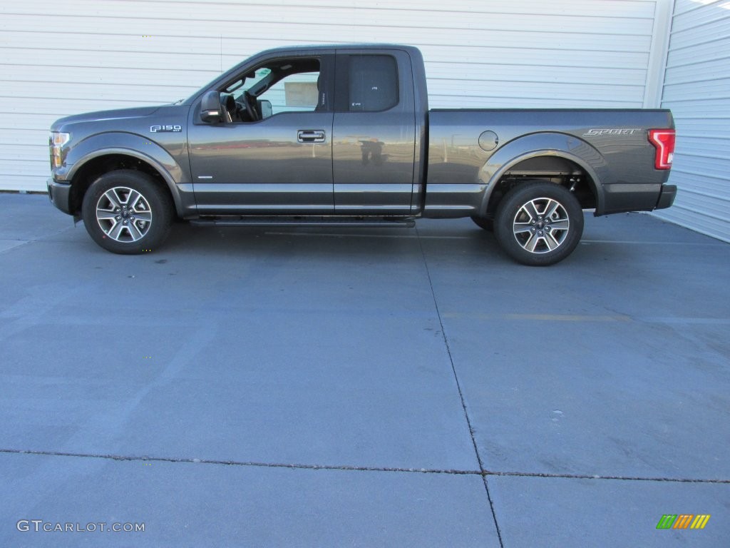 2016 F150 XLT SuperCab - Magnetic / Black photo #6