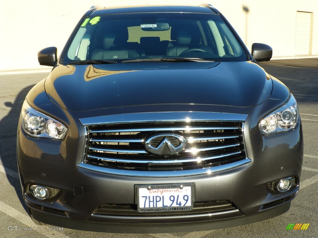 2014 QX60 3.5 AWD - Diamond Slate / Graphite photo #12