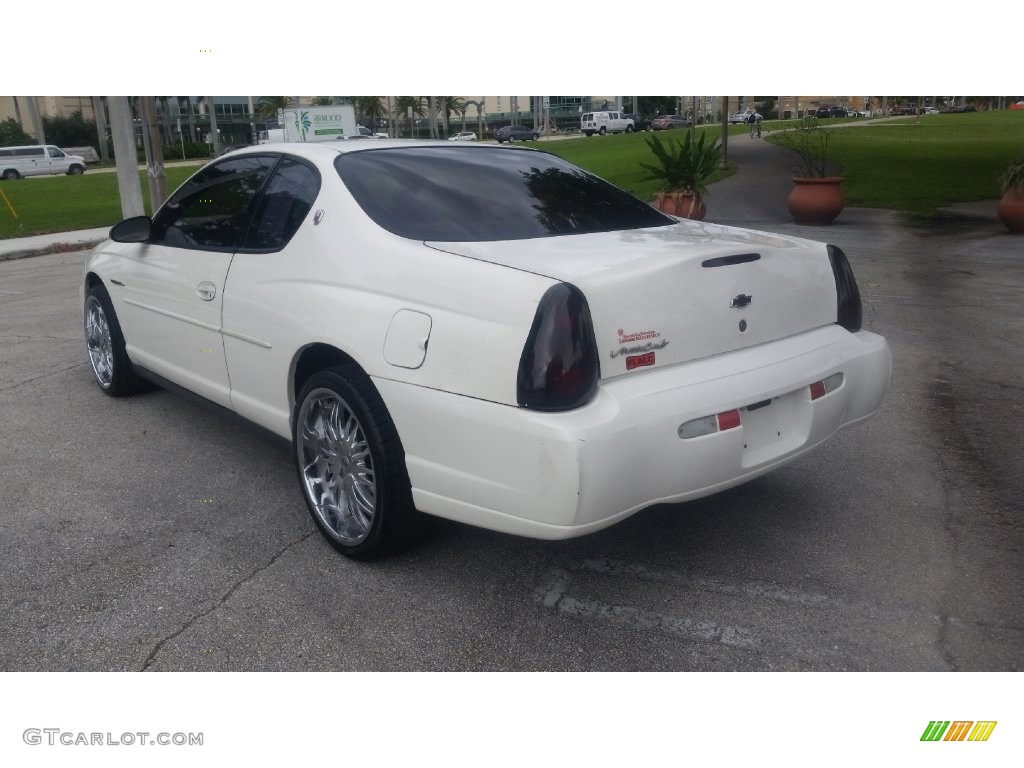 2001 Monte Carlo LS - White / Ebony Black photo #3