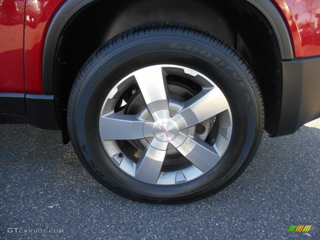 2012 Acadia SLT AWD - Crystal Red Tintcoat / Ebony photo #8