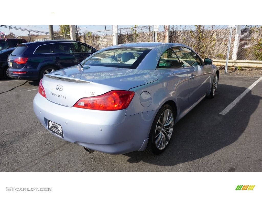 2011 G 37 S Sport Convertible - Pacific Sky Blue / Stone photo #4