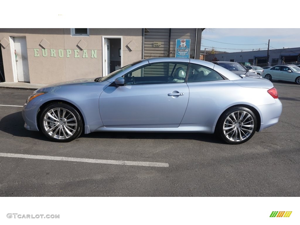 2011 G 37 S Sport Convertible - Pacific Sky Blue / Stone photo #6