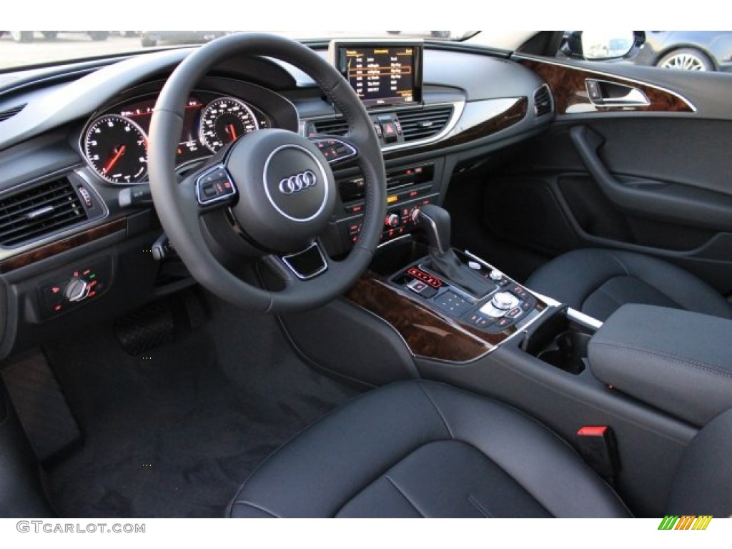 Black Interior 2016 Audi A6 2.0 TFSI Premium Photo #108964105