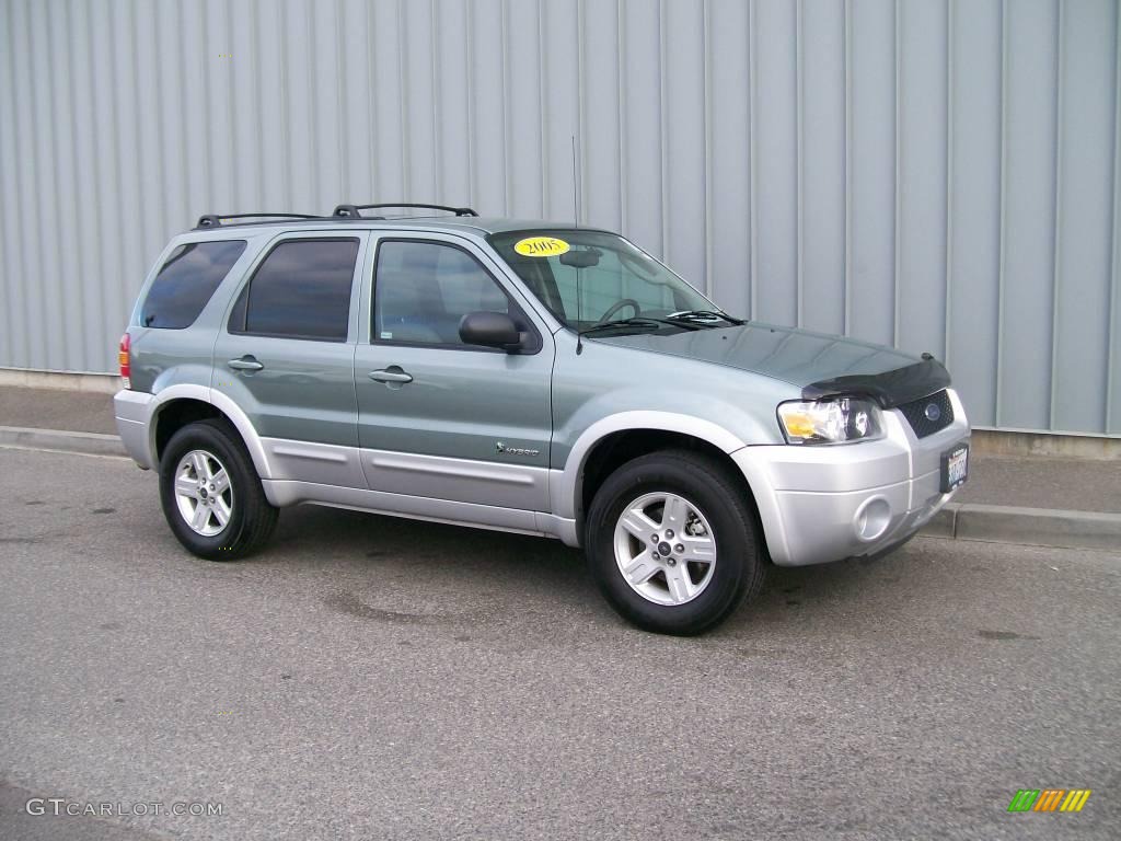2005 Anium Green Metallic Ford Escape Hybrid 4wd 1085868 Anium Green Metallic Ford Escape Hybrid 4wd