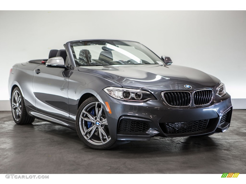 2016 M235i Convertible - Mineral Grey Metallic / Black photo #11