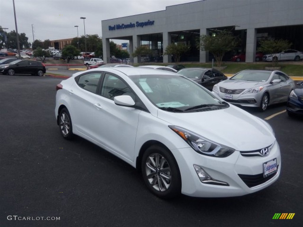 2016 Elantra SE - White / Beige photo #1