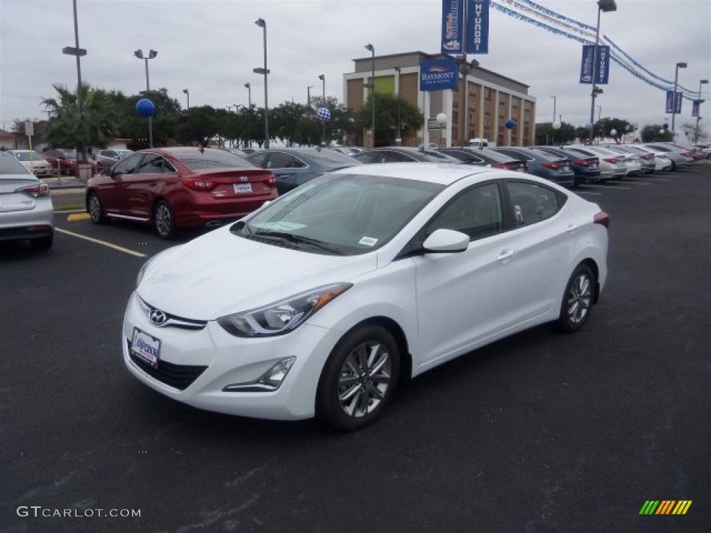 2016 Elantra SE - White / Beige photo #4