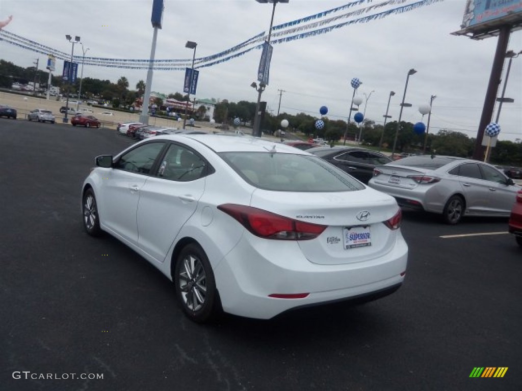 2016 Elantra SE - White / Beige photo #7
