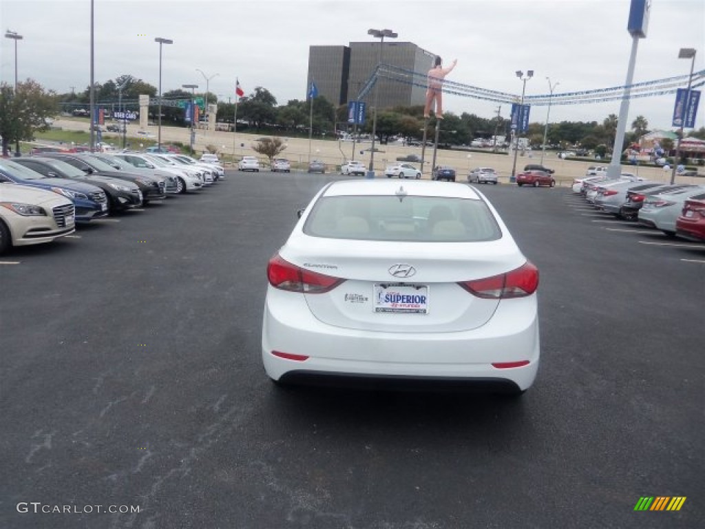 2016 Elantra SE - White / Beige photo #8