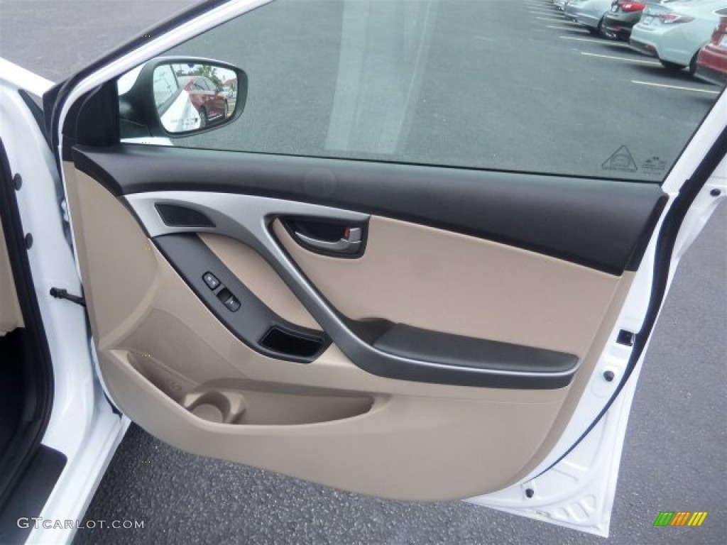 2016 Elantra SE - White / Beige photo #11