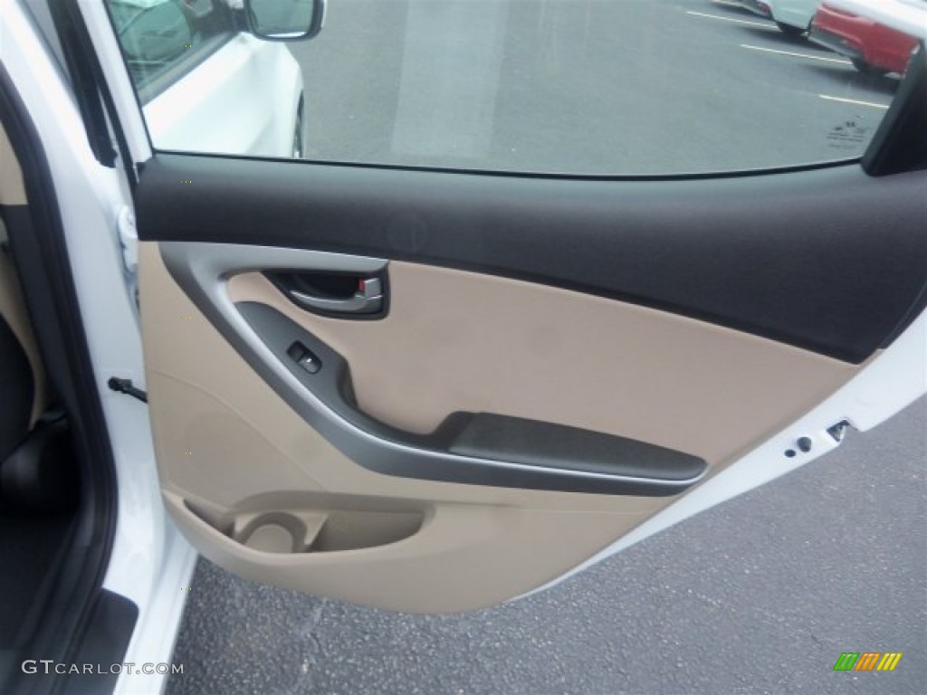 2016 Elantra SE - White / Beige photo #13