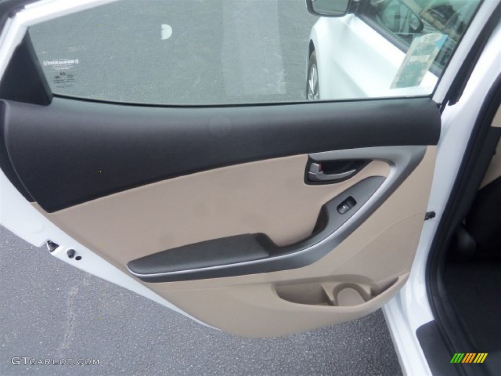 2016 Elantra SE - White / Beige photo #18