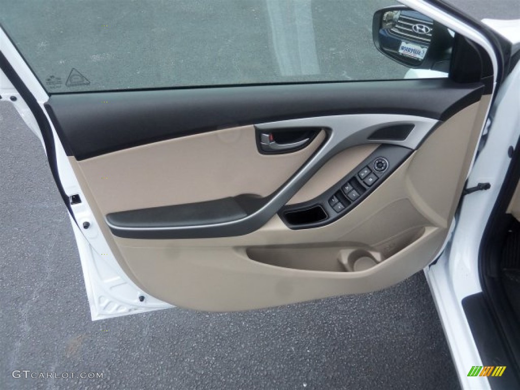 2016 Elantra SE - White / Beige photo #19