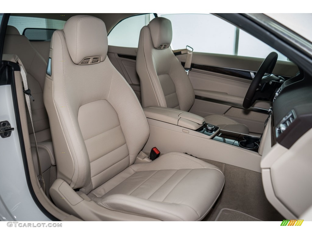 2016 E 400 Cabriolet - Polar White / Silk Beige/Espresso Brown photo #2