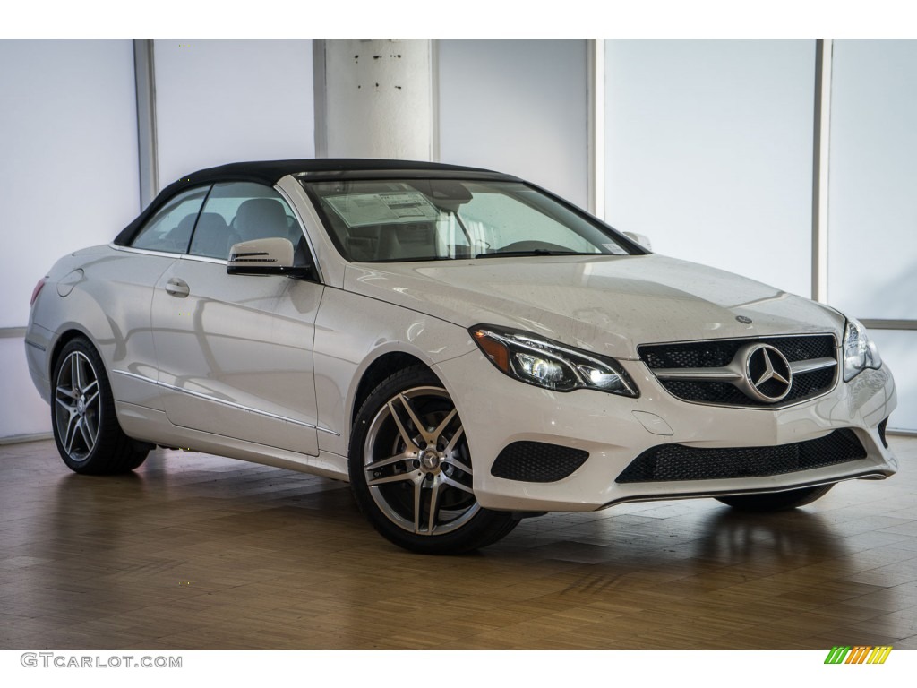 2016 E 400 Cabriolet - Polar White / Silk Beige/Espresso Brown photo #12