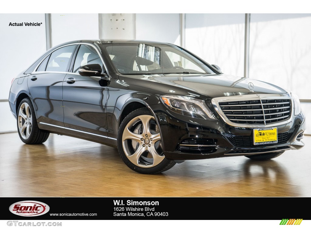 2016 S 550 Sedan - Black / Black photo #1