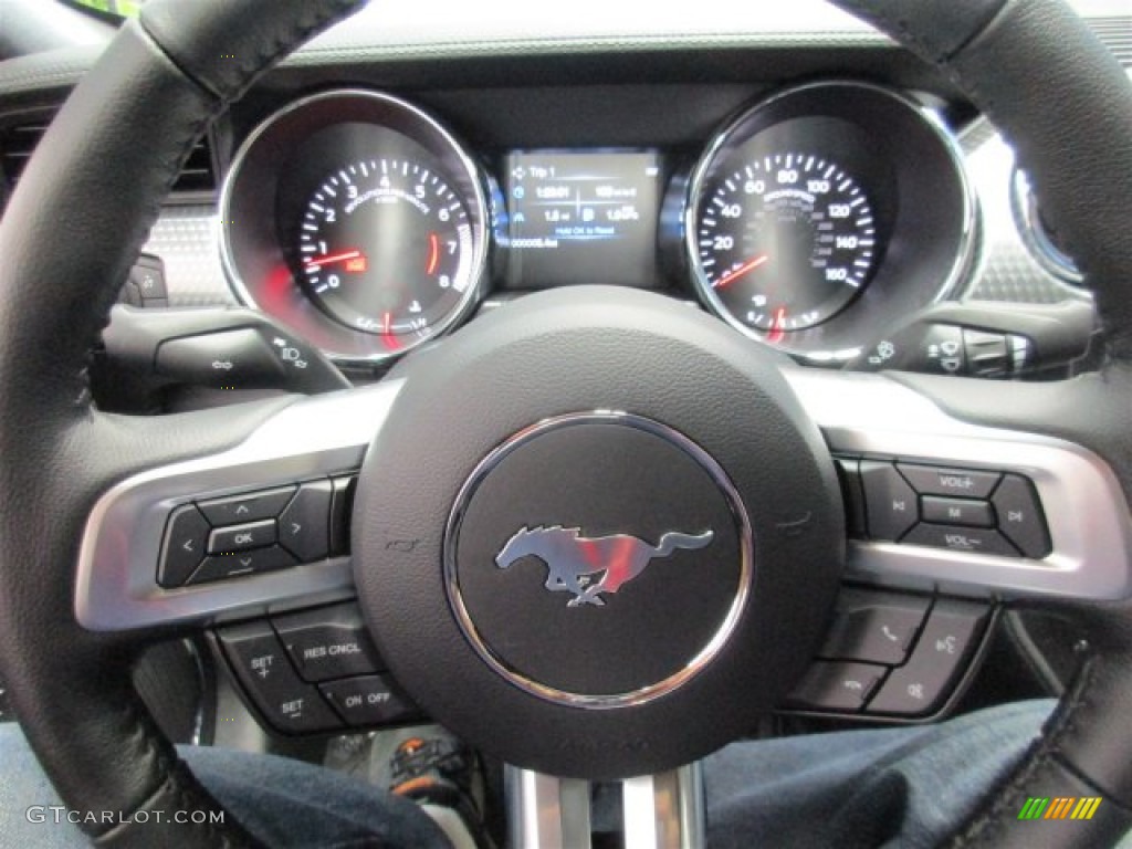 2016 Mustang GT Premium Coupe - Ingot Silver Metallic / Ebony photo #23