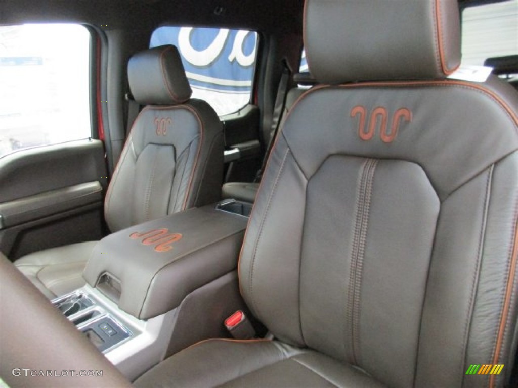 King Ranch Java Interior 2016 Ford F150 King Ranch SuperCrew 4x4 Photo #108974650