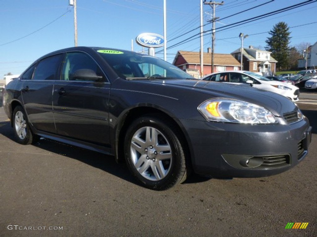 2009 Impala LT - Slate Metallic / Ebony photo #3