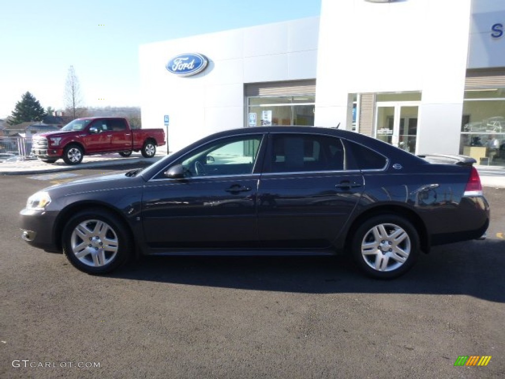 2009 Impala LT - Slate Metallic / Ebony photo #9