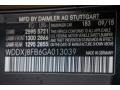 2016 S 550 4Matic Coupe Magnetite Black Metallic Color Code 183