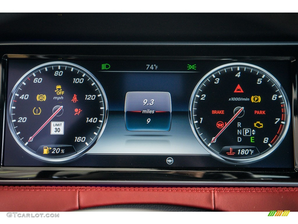 2016 Mercedes-Benz S 550 4Matic Coupe Gauges Photo #108975601