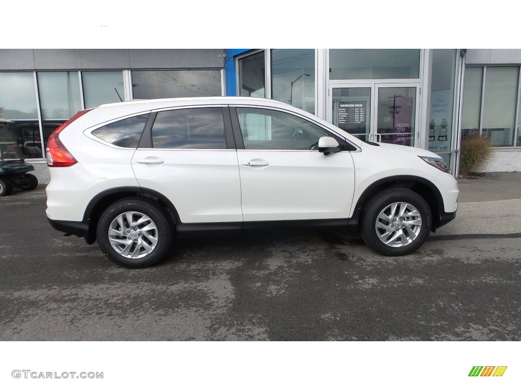 2016 CR-V EX-L AWD - White Diamond Pearl / Beige photo #2