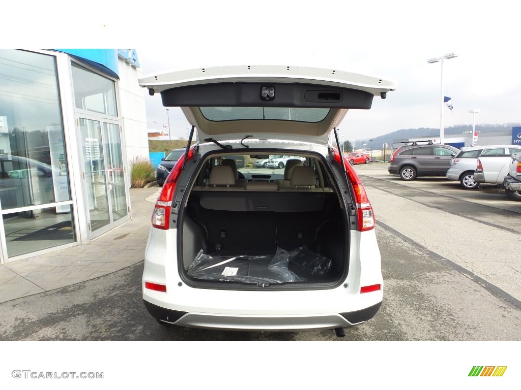 2016 CR-V EX-L AWD - White Diamond Pearl / Beige photo #6