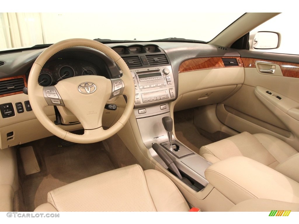 2008 Solara SLE V6 Convertible - Blizzard White Pearl / Ivory photo #9