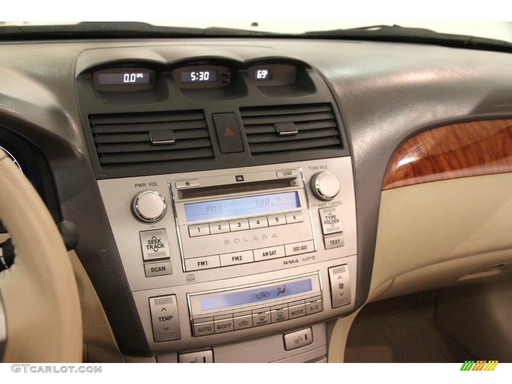 2008 Solara SLE V6 Convertible - Blizzard White Pearl / Ivory photo #14