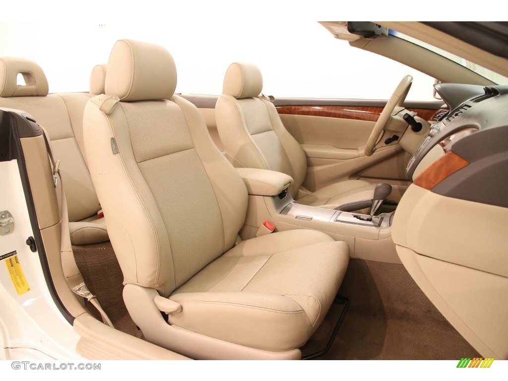 2008 Solara SLE V6 Convertible - Blizzard White Pearl / Ivory photo #20