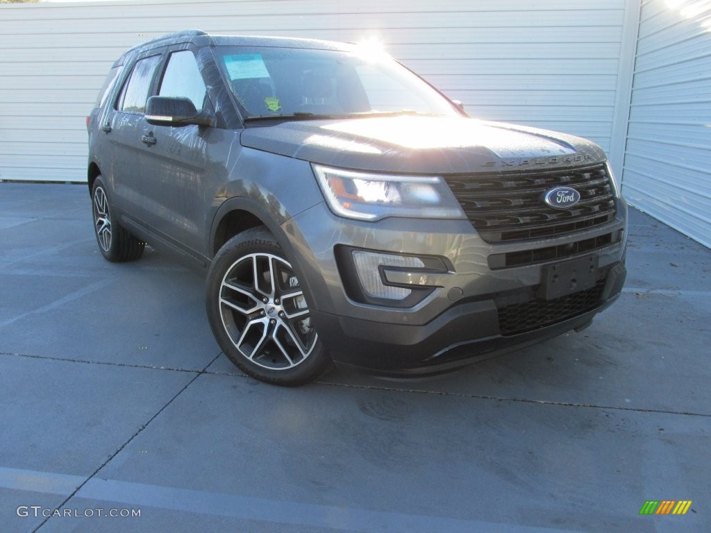 2016 Explorer Sport 4WD - Magnetic Metallic / Ebony Black photo #1