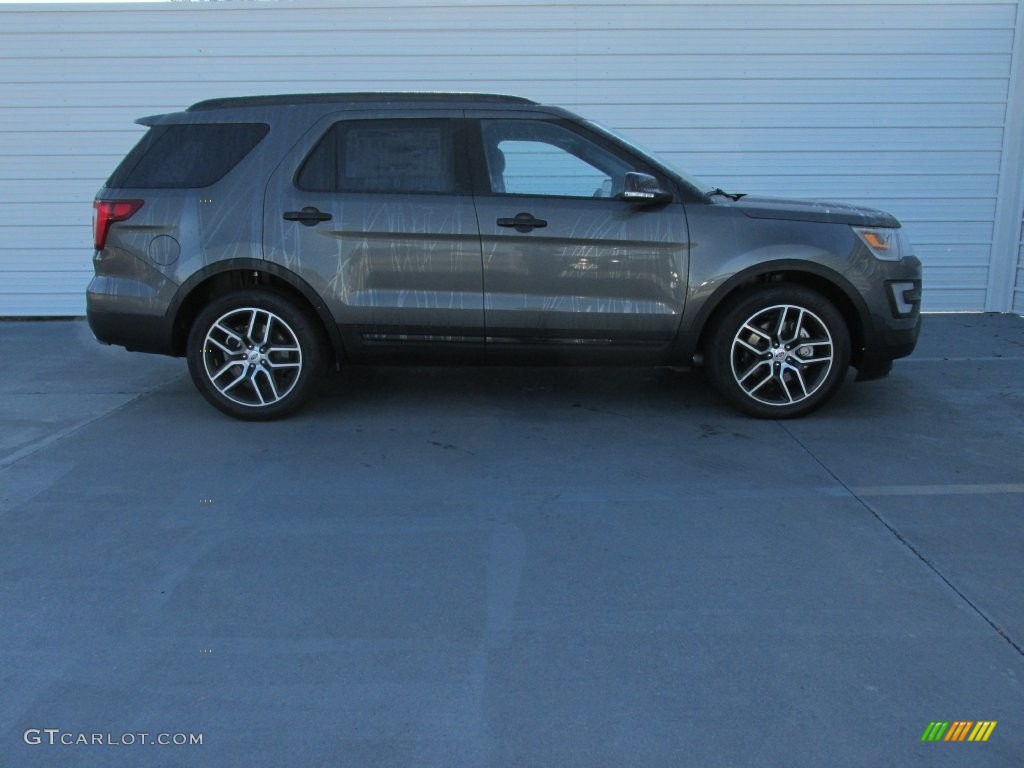 2016 Explorer Sport 4WD - Magnetic Metallic / Ebony Black photo #3