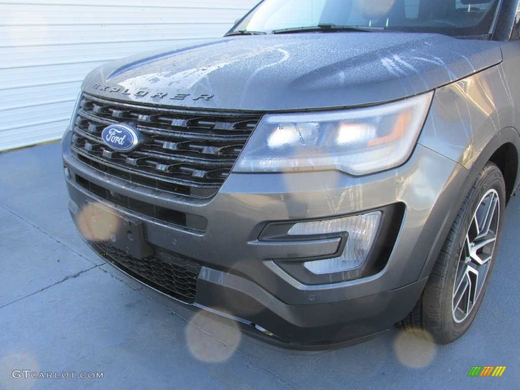 2016 Explorer Sport 4WD - Magnetic Metallic / Ebony Black photo #10