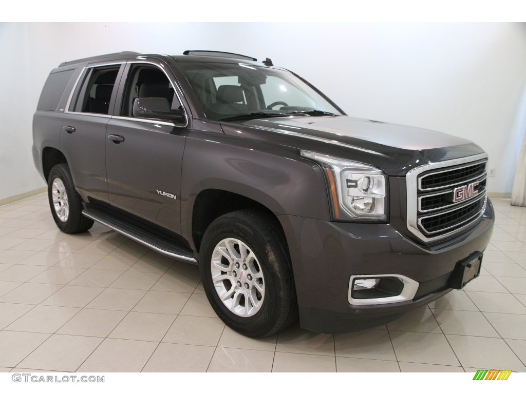 2015 Yukon SLT 4WD - Iridium Metallic / Jet Black photo #1