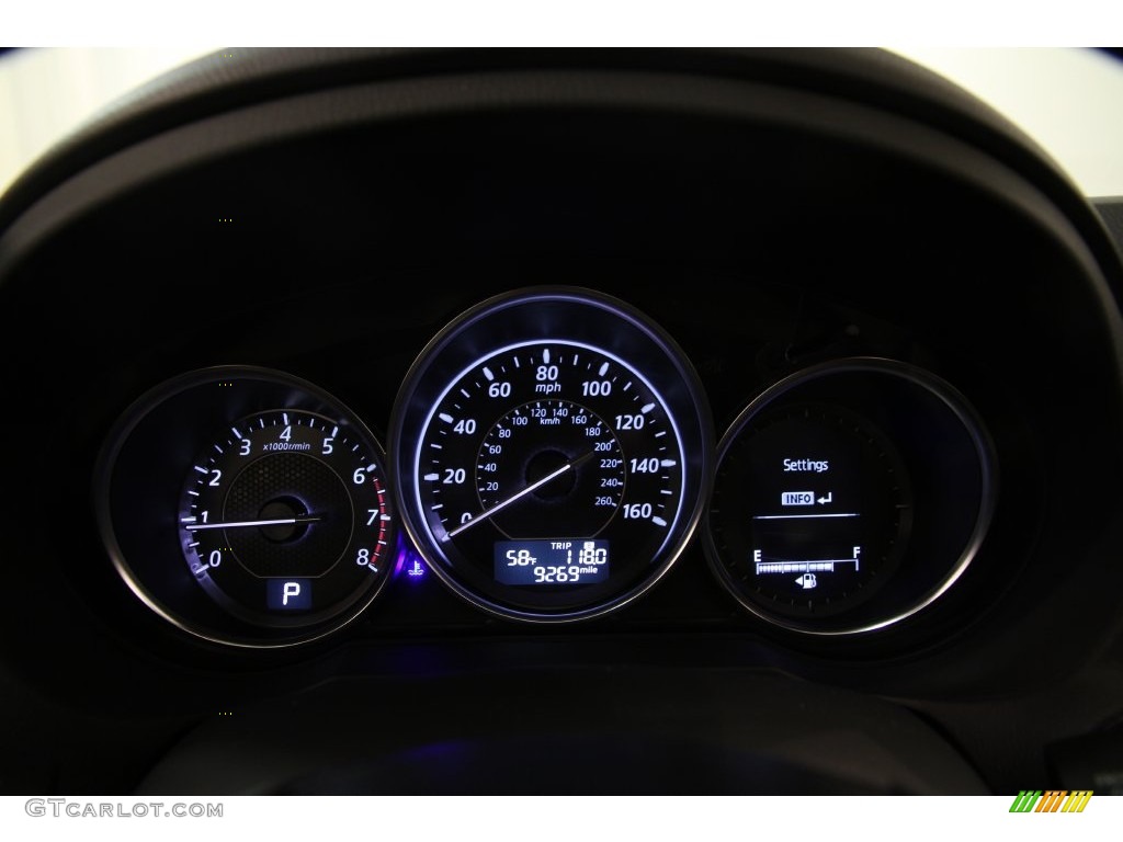 2015 Mazda6 Grand Touring - Deep Crystal Blue / Black photo #7