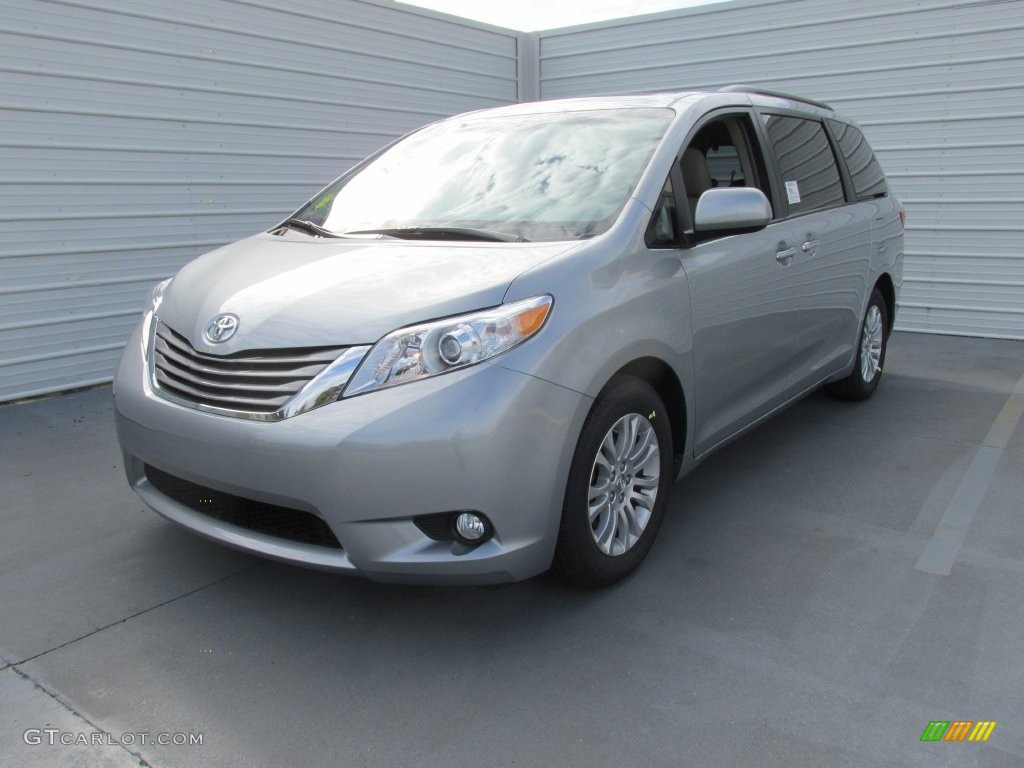 2015 Sienna XLE - Silver Sky Metallic / Bisque photo #7