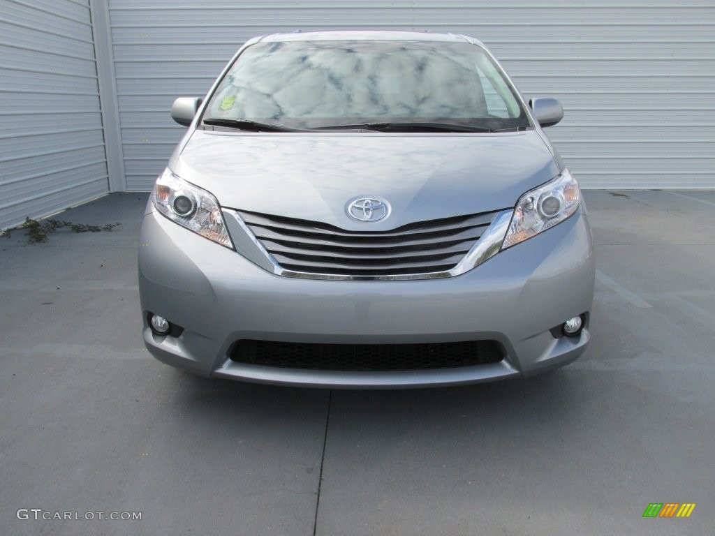 2015 Sienna XLE - Silver Sky Metallic / Bisque photo #8