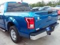 2015 Blue Flame Metallic Ford F150 XLT SuperCrew  photo #12