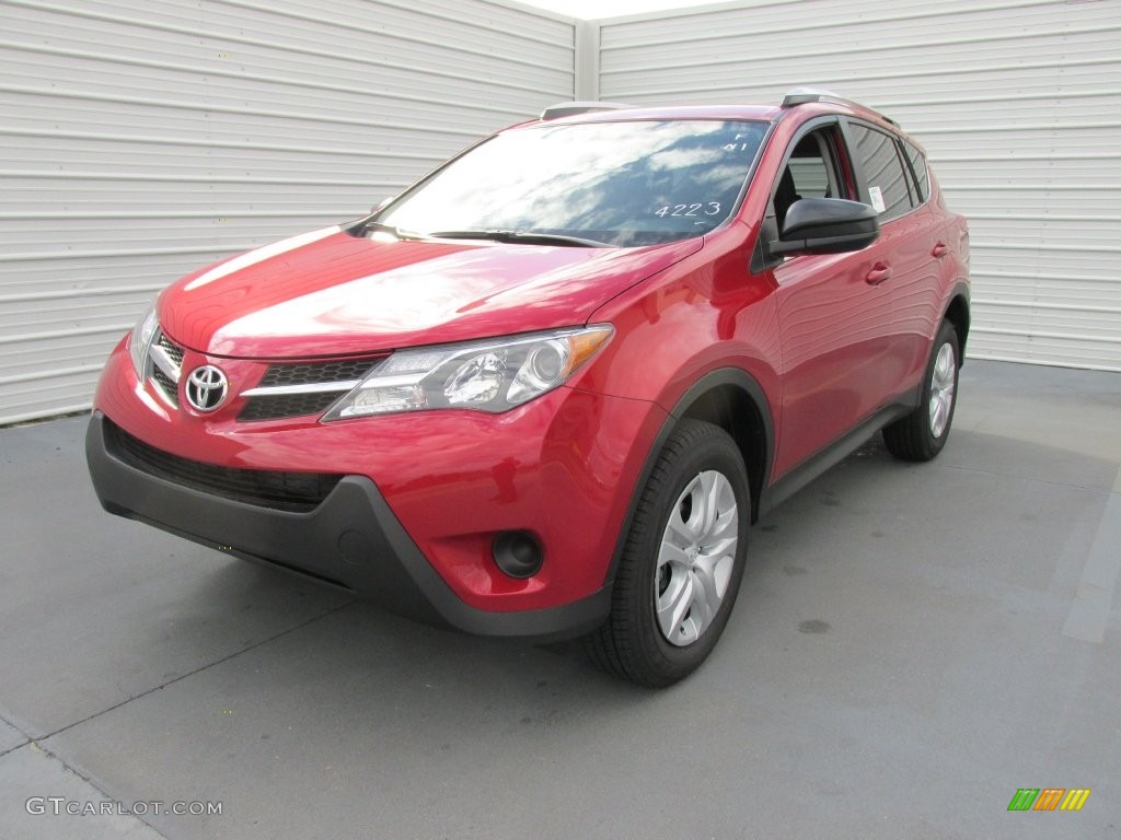 2015 RAV4 LE - Barcelona Red Metallic / Black photo #7