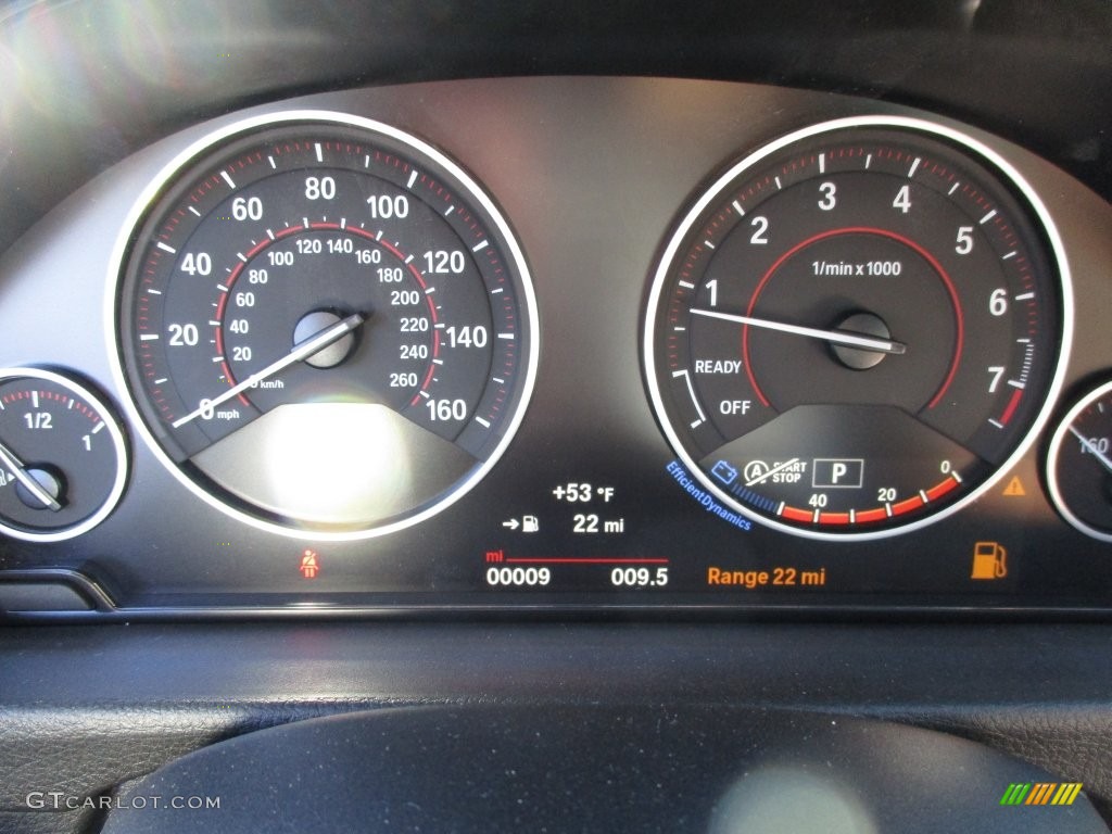 2016 BMW 3 Series 340i xDrive Sedan Gauges Photo #108981314