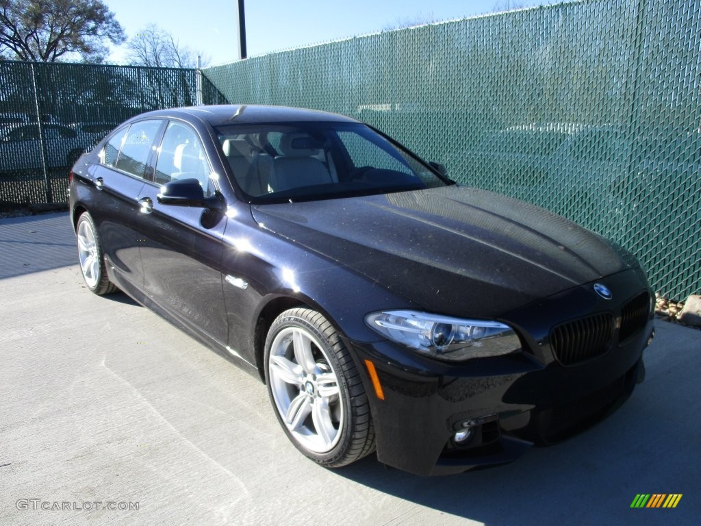 Carbon Black Metallic 2016 BMW 5 Series 550i xDrive Sedan Exterior Photo #108981458