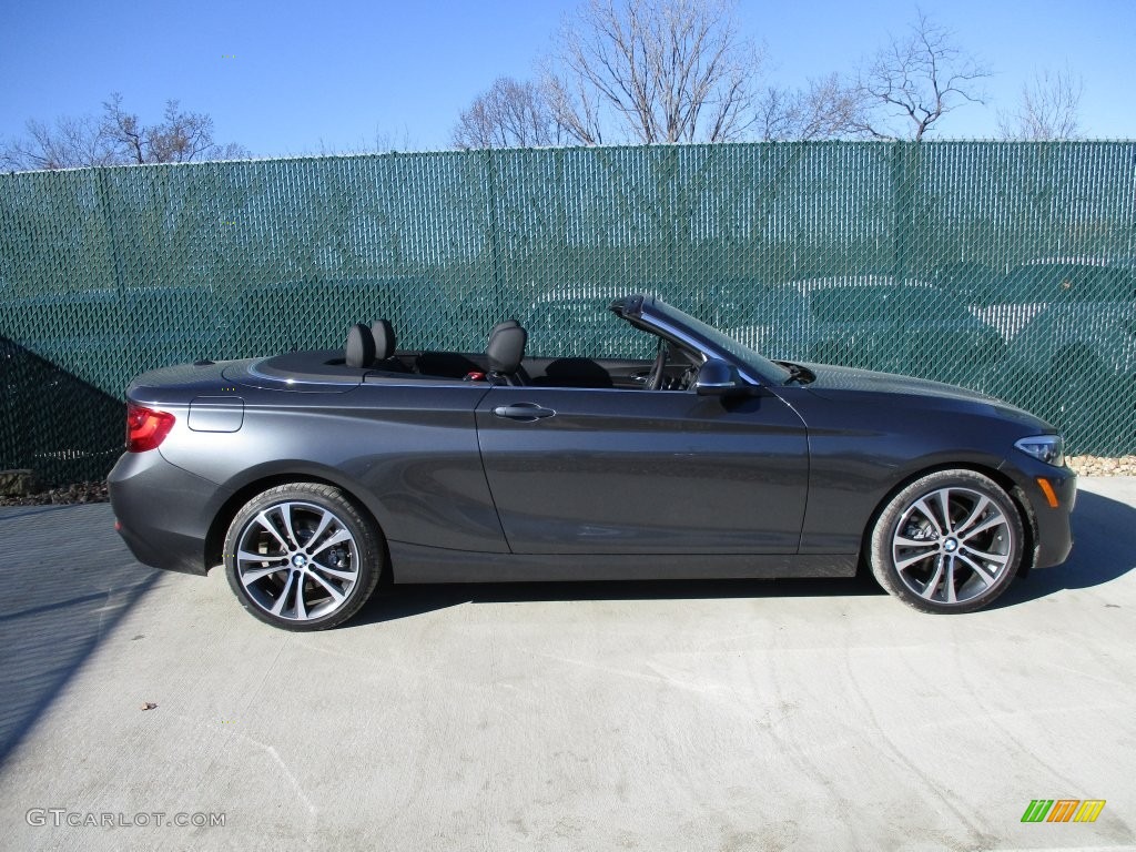 2016 2 Series 228i xDrive Convertible - Mineral Grey Metallic / Black photo #2