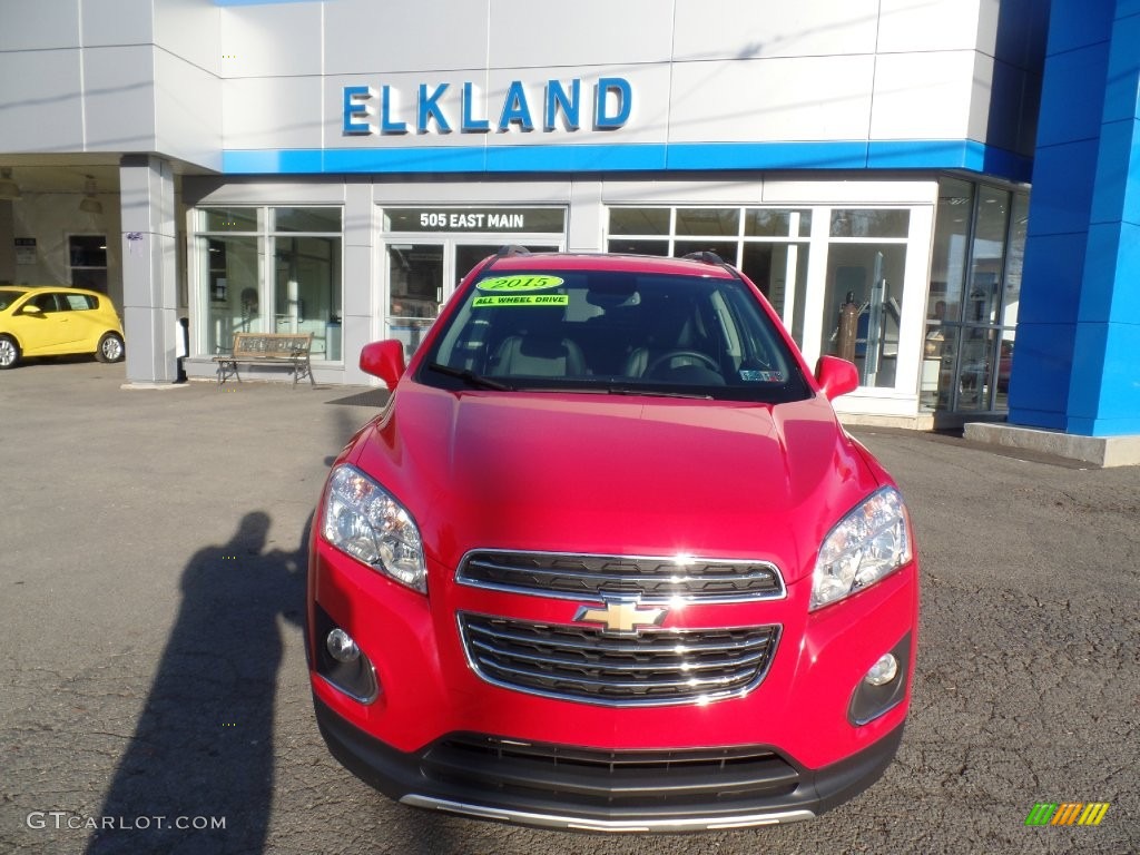 2015 Trax LTZ AWD - Blaze Red / Jet Black photo #2