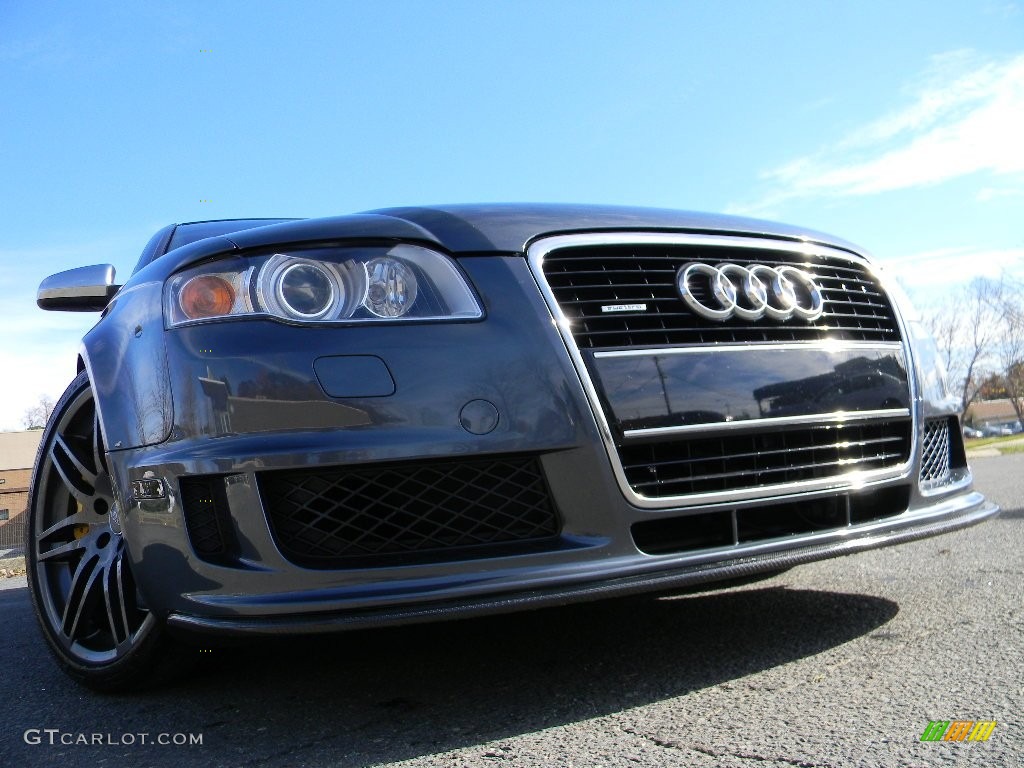 2008 S4 4.2 quattro Sedan - Dolphin Grey Metallic / Black/Silver photo #1
