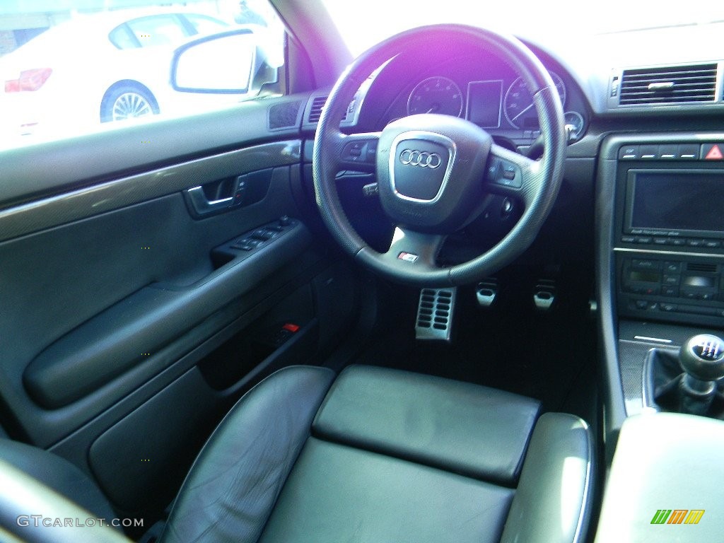 2008 S4 4.2 quattro Sedan - Dolphin Grey Metallic / Black/Silver photo #12